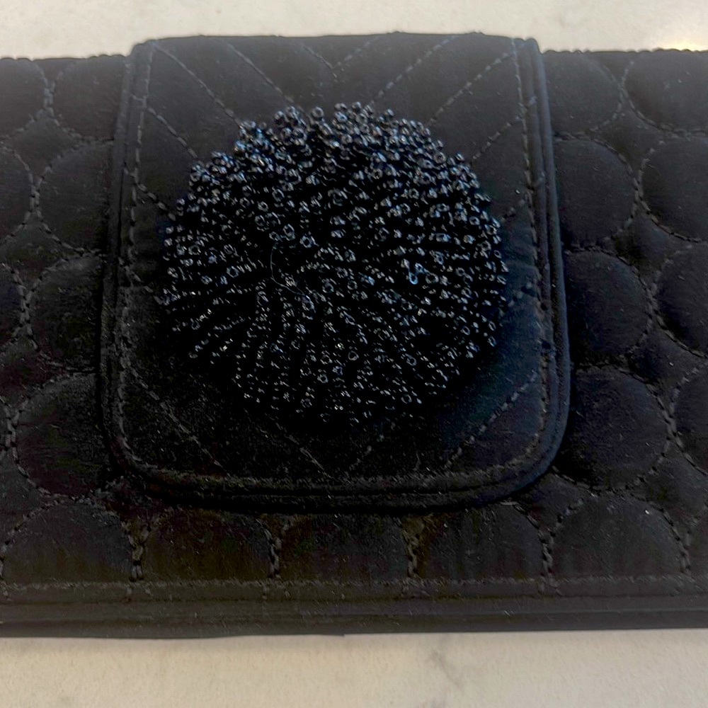 Vera Bradley black clutch